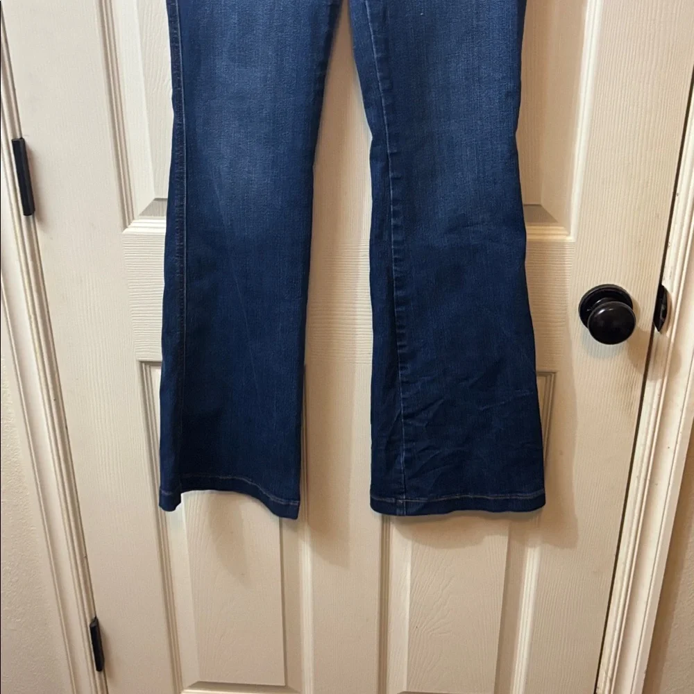 SPANX Dark Blue Wide Leg Jeans